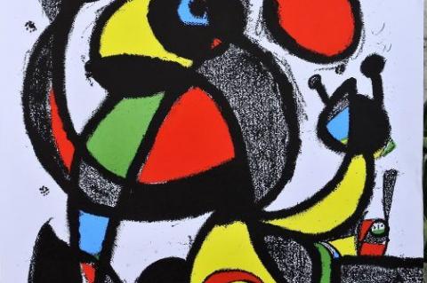 "La fiesta" de Joan Miró.
