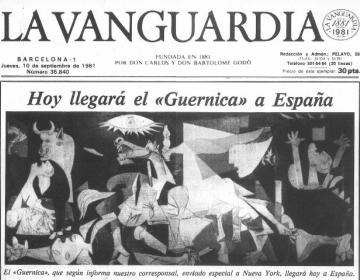 El Guernica vuelve a España